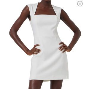 French Connection Whisper Ruth Square Neck Dress